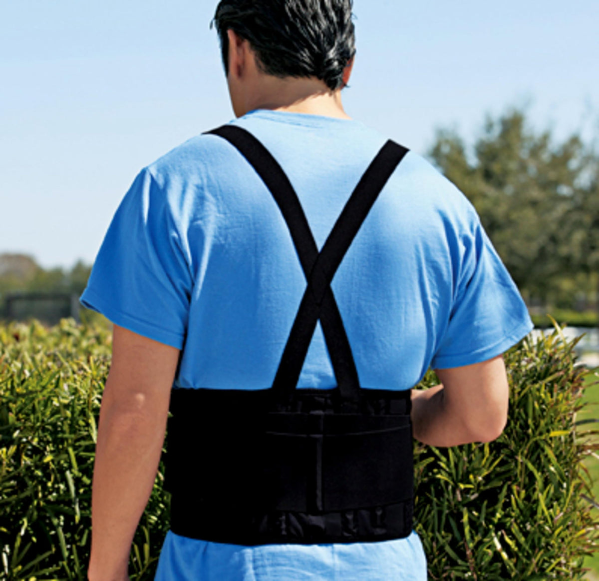 ACE Work Belt Back Supoprt, One Size Fits Most, Black