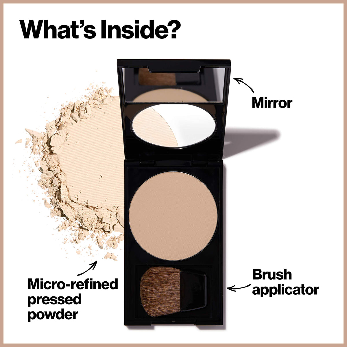 Revlon PhotoReady Blurring Face Powder Makeup, Longwear, Light-Medium Coverage with Flawless Finish, Shine & Oil-Free, 030 Medium Deep, 0.25 oz