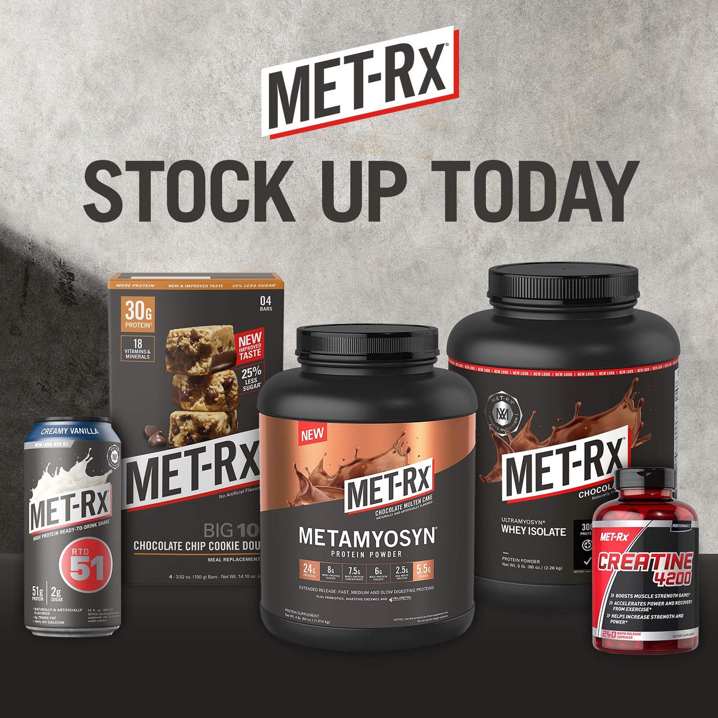 MET-Rx Big 100 Colossal Protein Bars Variety Pack, Super Cookie Crunch, Vanilla Caramel Churro, and Crispy Apple Pie Flavors, Brown, 12 Count