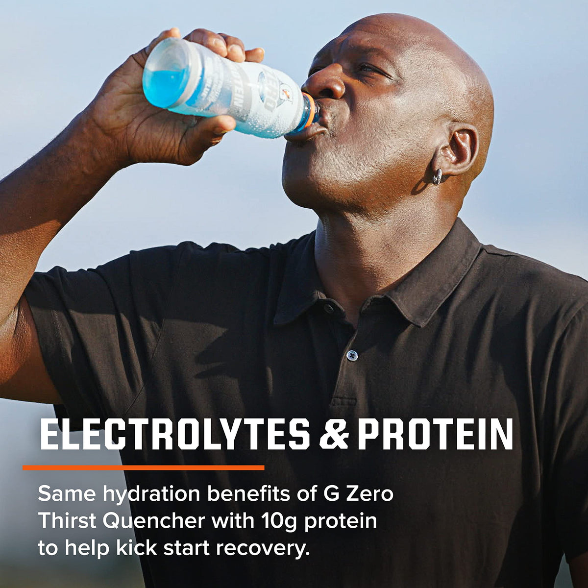 Gatorade Zero With Protein, 10g Whey Protein Isolate, Zero Sugar, Electrolytes, Grape, 16.9 Fl Oz, 12 Pack