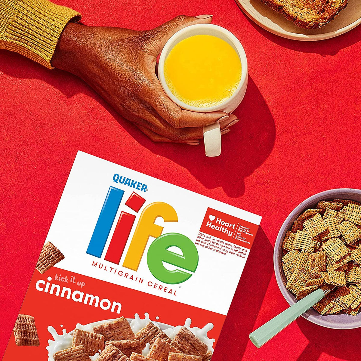 Life Cinnamon Cereal, 22.3OZ Box (Pack of 2)