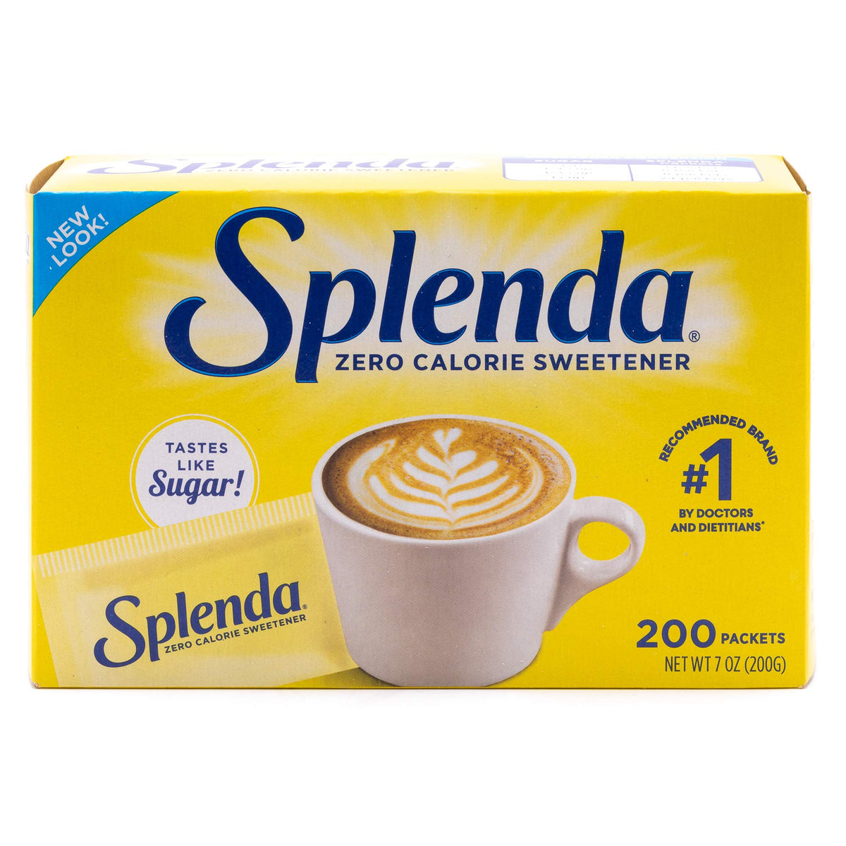 SPLENDA Zero Calorie Sweetener, Single-Serve Packets (200 Count)