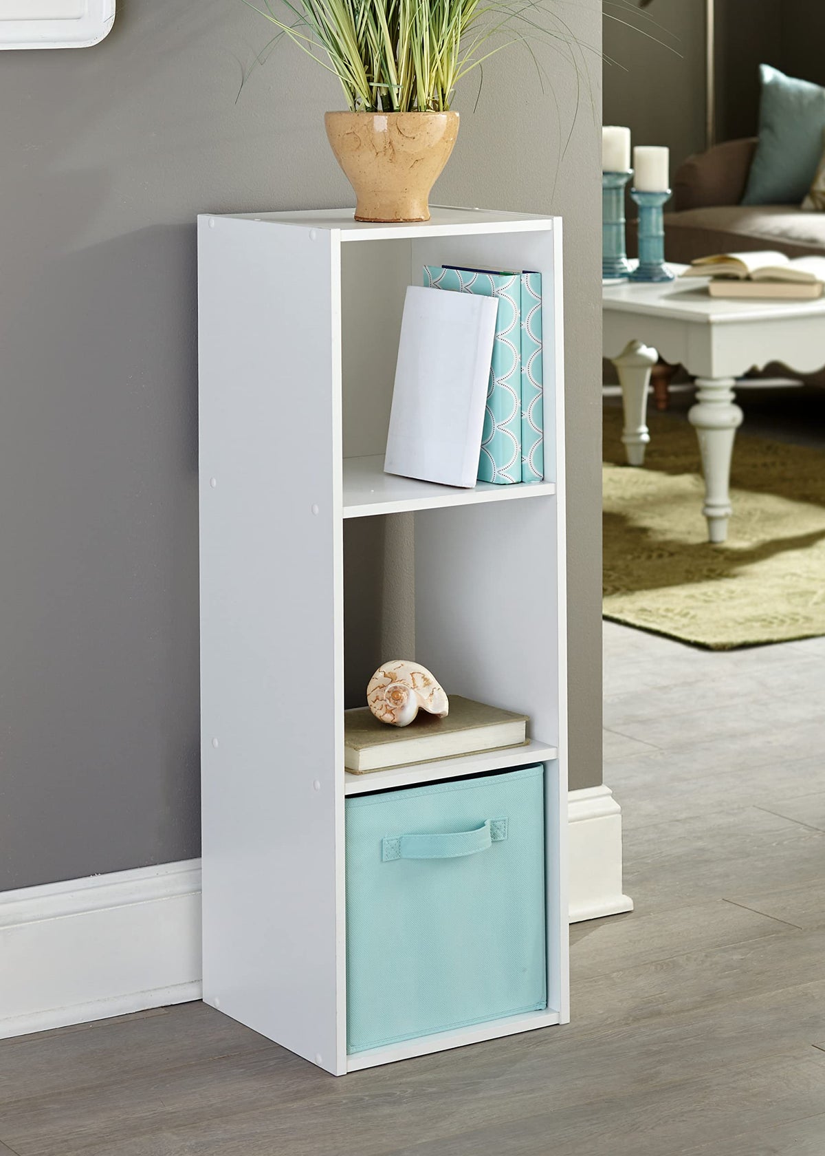 ClosetMaid 3 tier 1024 Cubeicals Organizer, 3-Cube, White