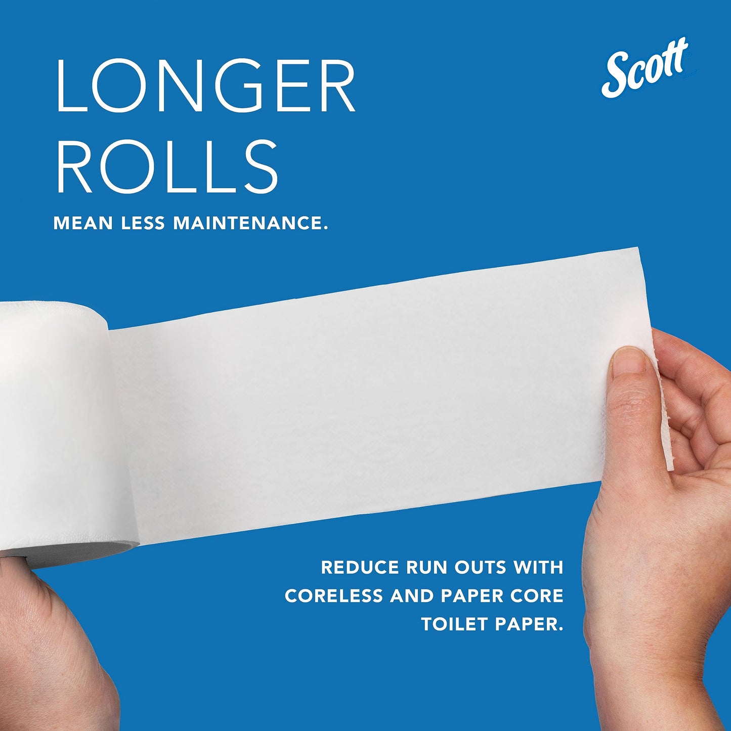 Kimberly-Clark Scott Essential Double Roll Coreless Toilet Paper Dispenser (09605),, Pearl White