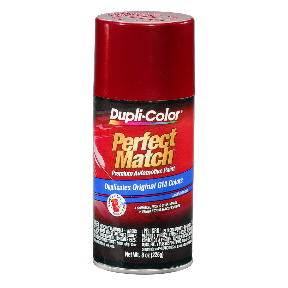 Dupli-Color EBGM03807 Perfect Match Automotive Spray Paint – General Motors Medium Garnet Red Metallic, 72 WA8979 – 8 oz. Aerosol Can