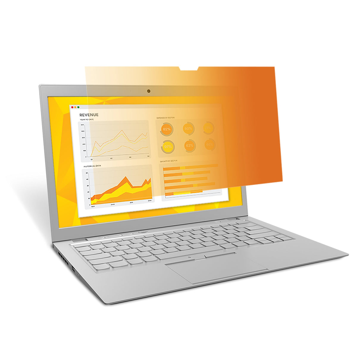 3M Gold Privacy Filter for 13.3" Widescreen Laptop (16:10) (GF133W1B)