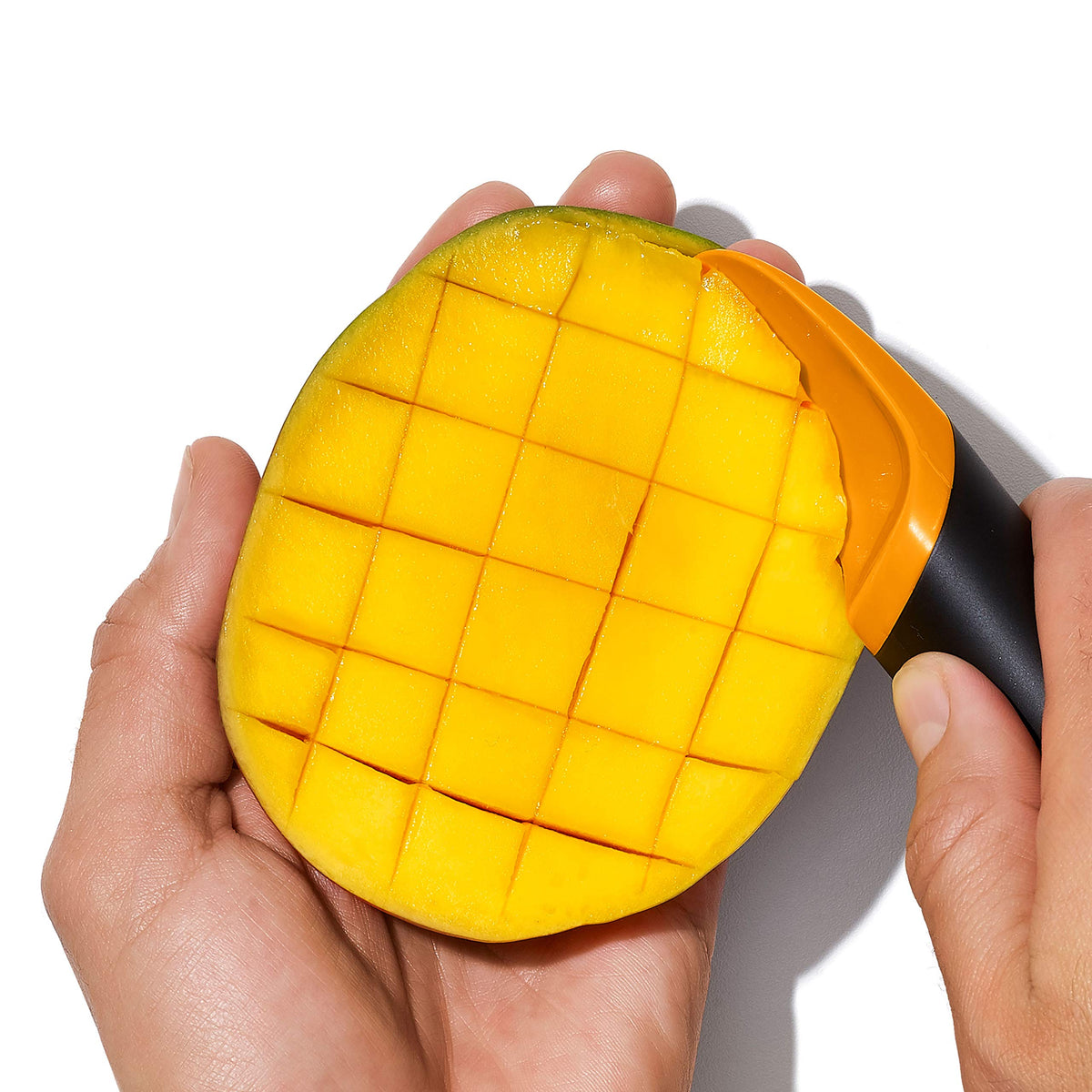 OXO Good Grips Mango Slicer with Scoop,Orange 1 x 1.5 x 7"