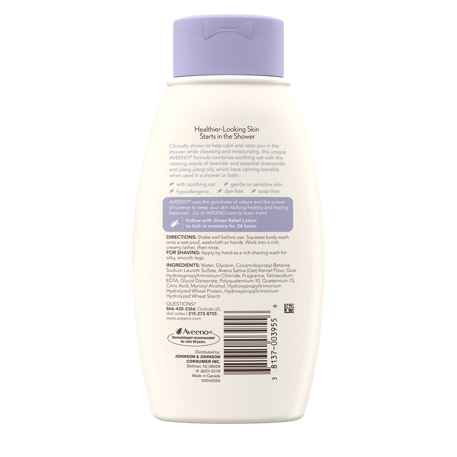 Aveeno Stress Relief Body Wash - 12 oz