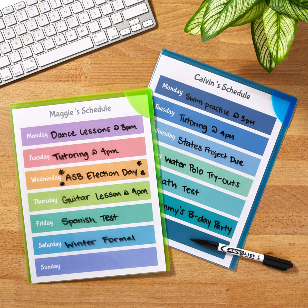 AVERY Marks A Lot Value Pack Dry Erase Markers, White Board Markers with Bullet Tip, 24 Assorted (29860)