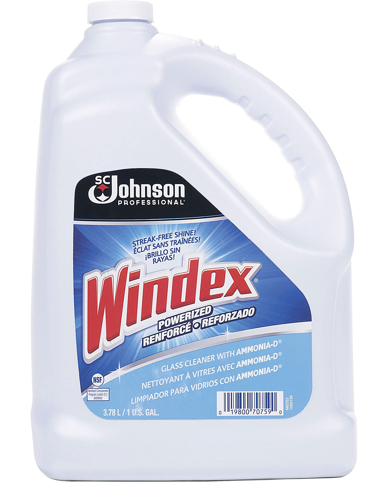 Windex Glass Cleaner with Ammonia-D, Floral, 128 oz., 1-Count