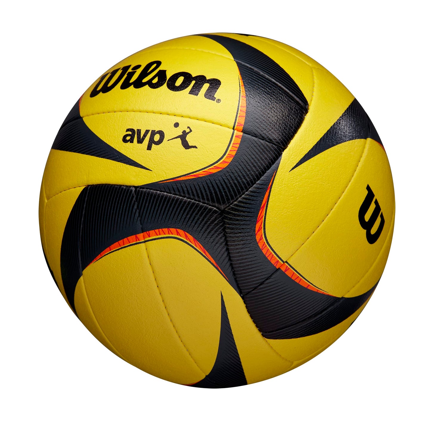 WILSON AVP Arx Game Volleyball - Official Size, Yellow/Black