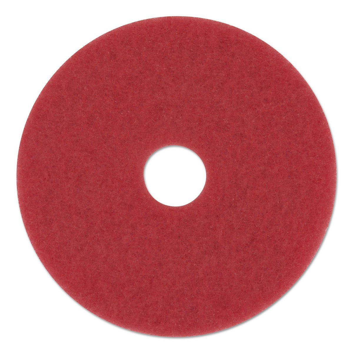 Boardwalk BWK4013RED 13 in. Diameter Buffing Floor Pads - Red (5/Carton)