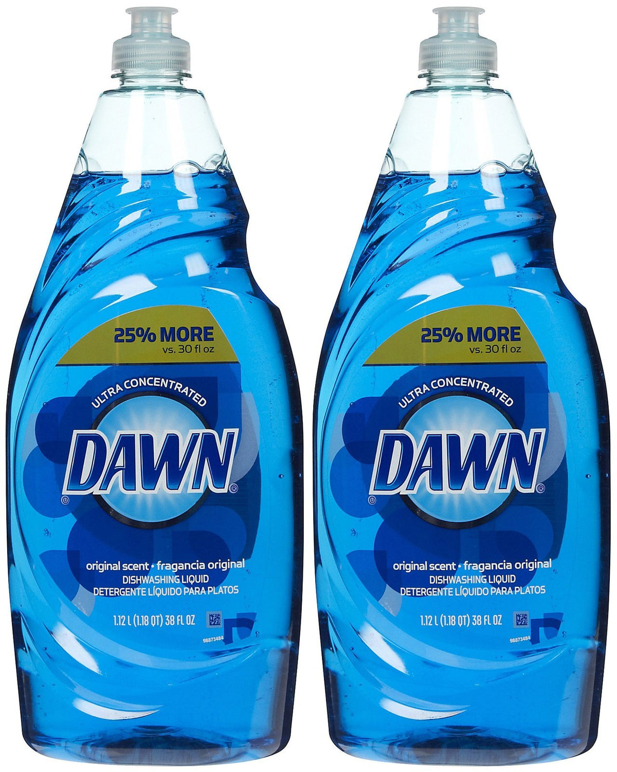 Dawn Ultra Dishwashing Liquid - 34.2 oz - Original - 2 pk