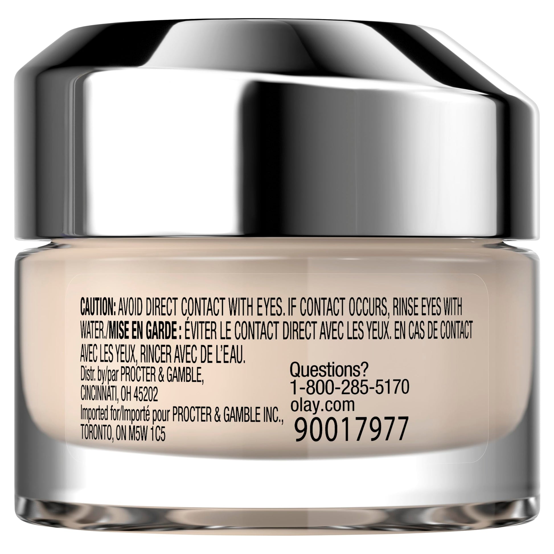 Olay Eye Cream, Total Effects Anti-Aging Treatment, 7-in-1 Hydrating, Evens Tone, Brightens, Smooths Line Lines, Minimizes Look of Pores, Firms, Reduces Dark Spots - Fast Absorbing, 0.5 Oz