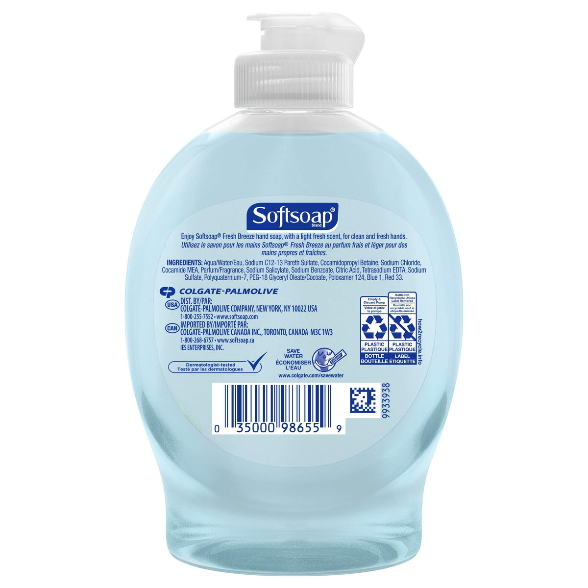 Softsoap Liquid Hand Soap, Fresh Breeze - 7.5 Fluid Ounce (Pack of 6)