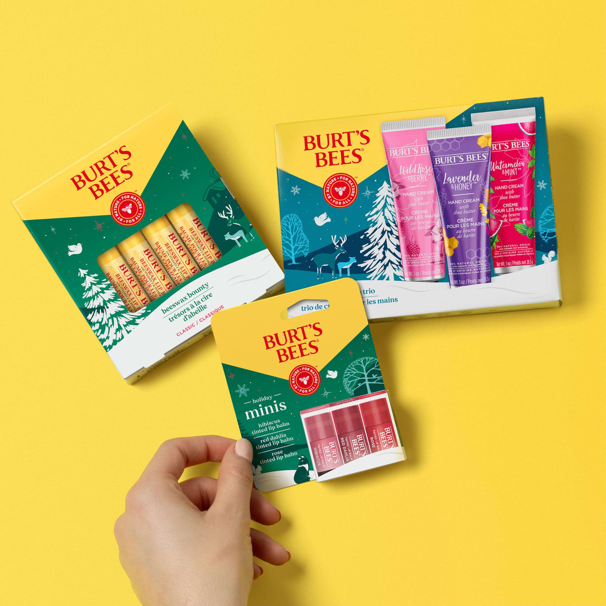 Burt's Bees Lip Balm, Beeswax Bounty, Classic, 4-Pack, 0.15 Oz
