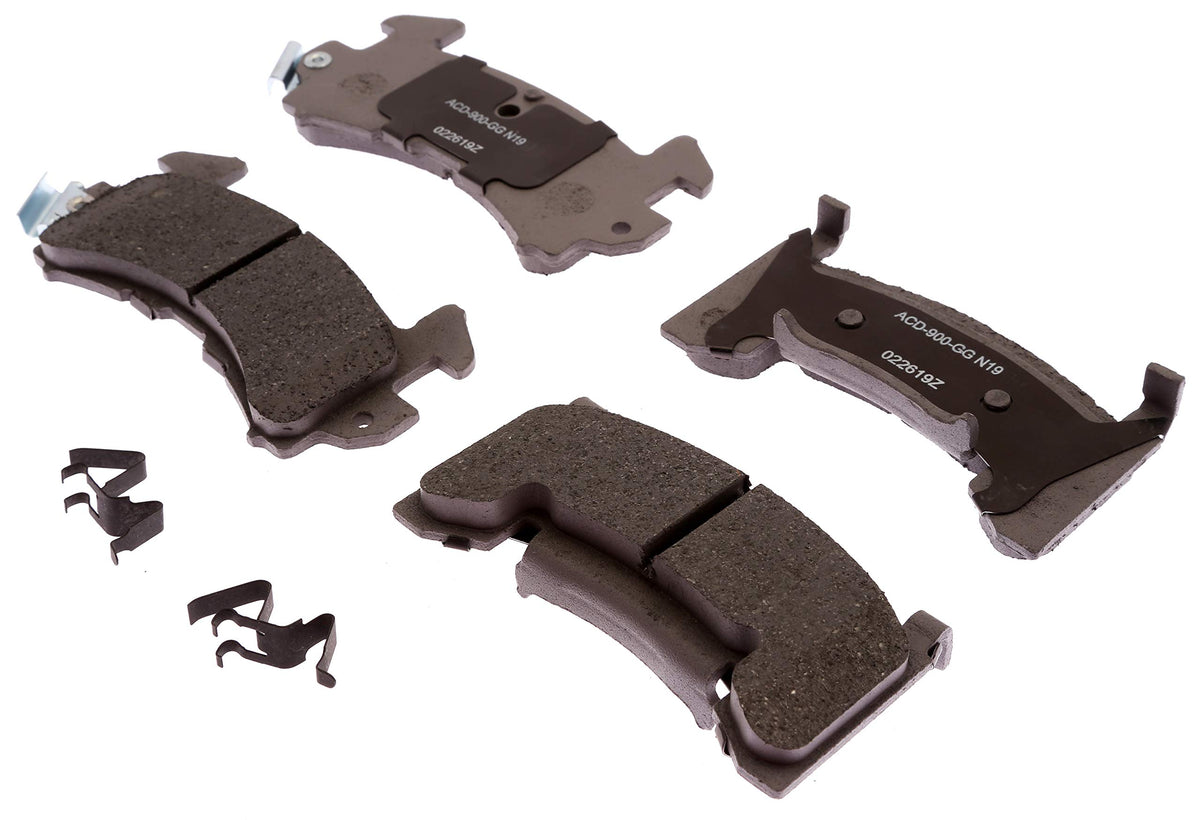 ACDelco 14D154CHF1 Silver Ceramic Disc Brake Pad Set with Clips