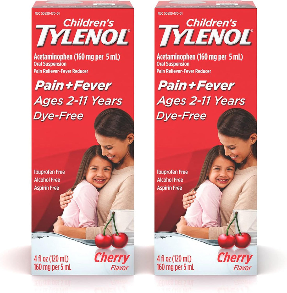 Tylenol Child Susp Cherry DF 4 oz product image 1
