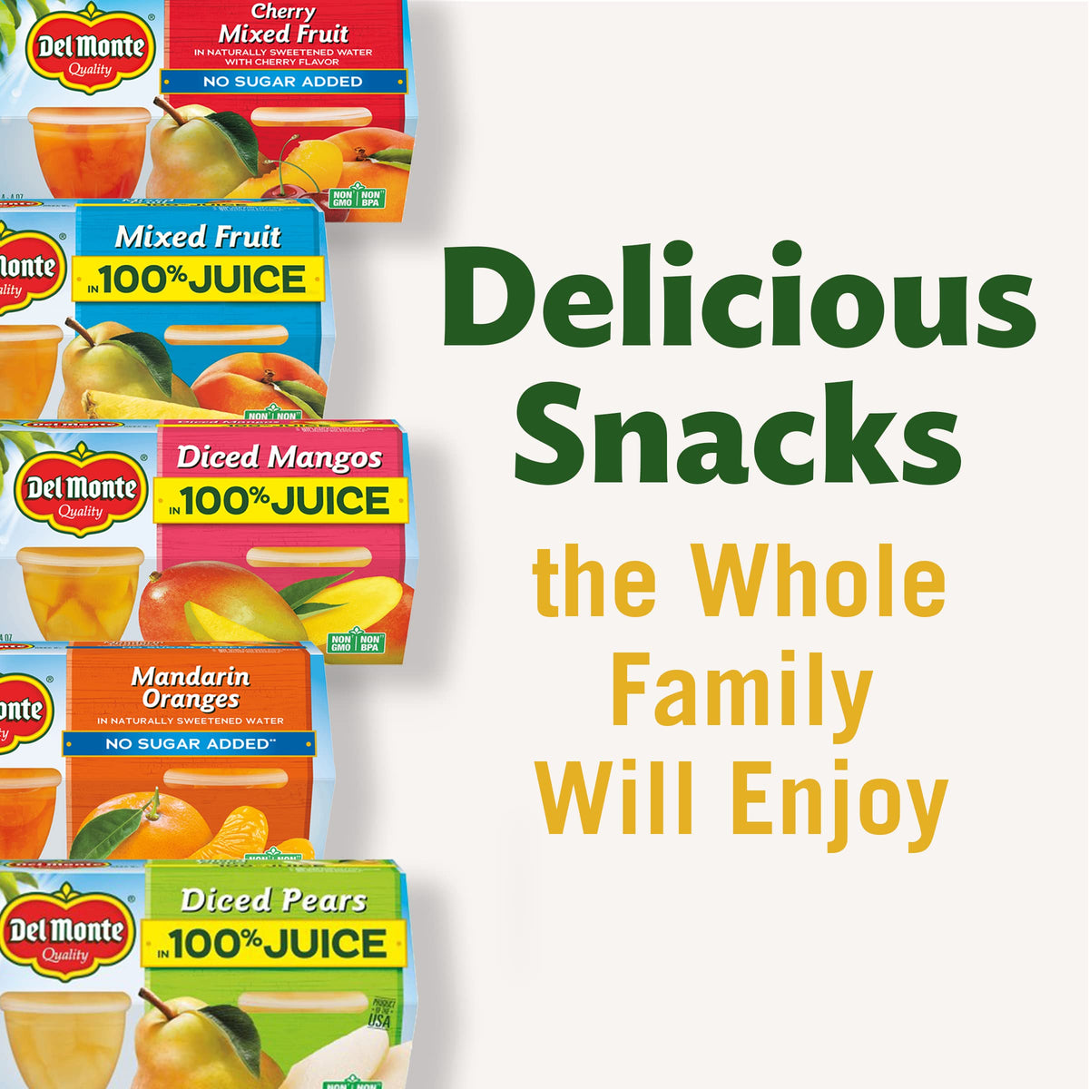 Del Monte, Mandarin Oranges No Sugar Add, 4 Ounce (Pack of 12)