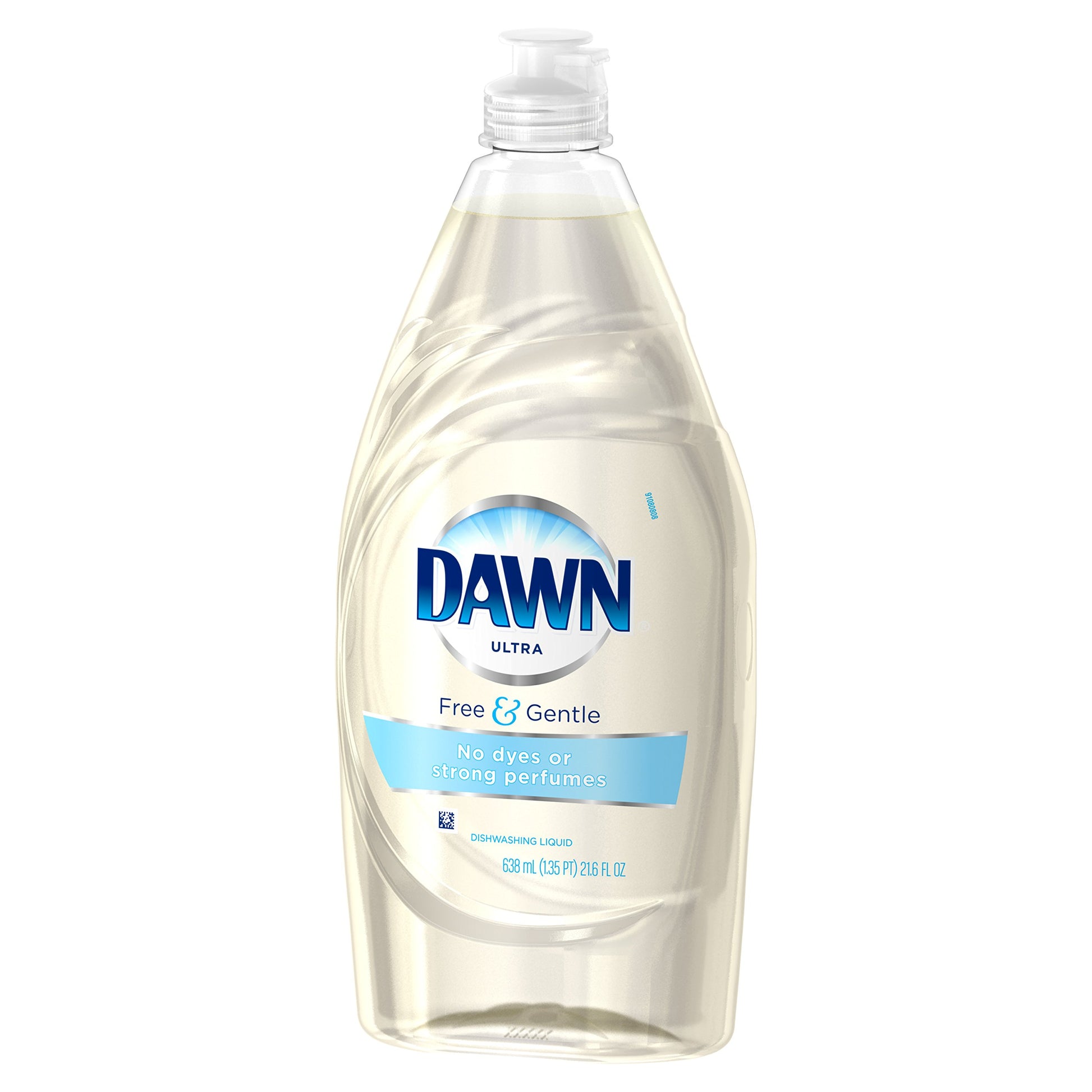 Dawn Free & Gentle Dishwashing Liquid Dish Soap, Sparkling Mist, 21.6 Oz (Pack of 2)
