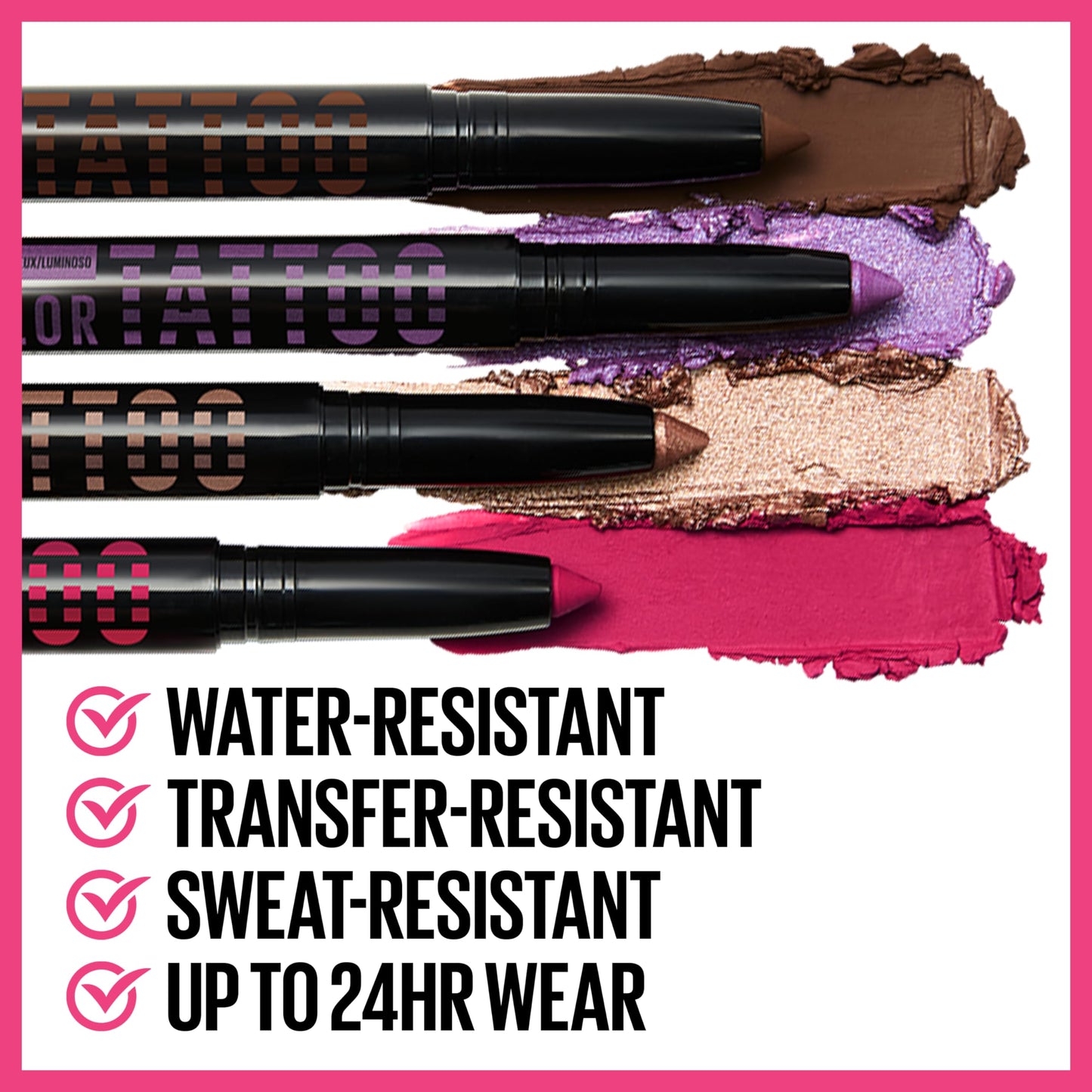 Maybelline Color Tattoo Longwear Multi-Use Eye Shadow Stix, Eye Makeup, I am Giving (Light Teal Matte)
