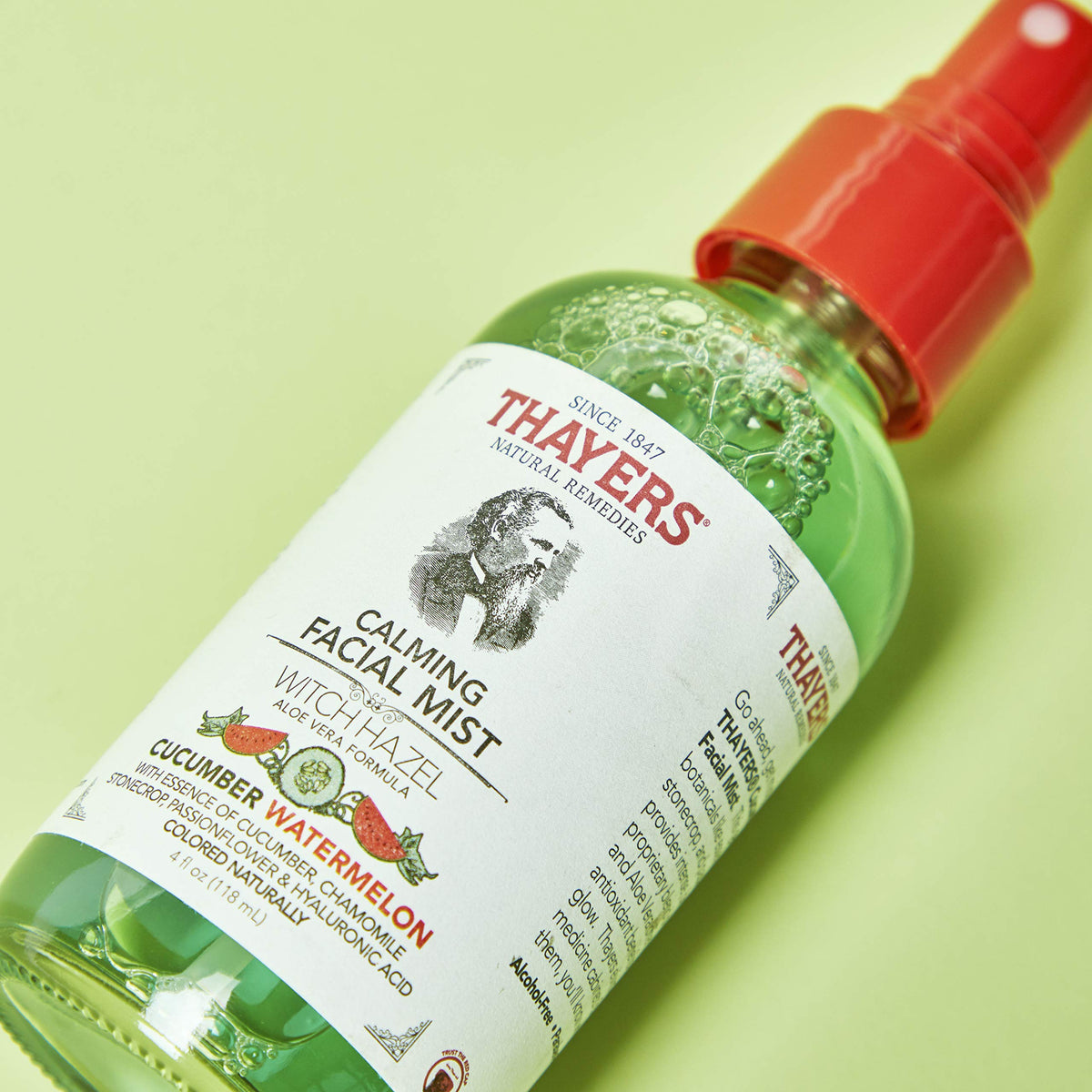THAYERS Calming Cucumber Watermelon Facial Mist, 4 Ounce