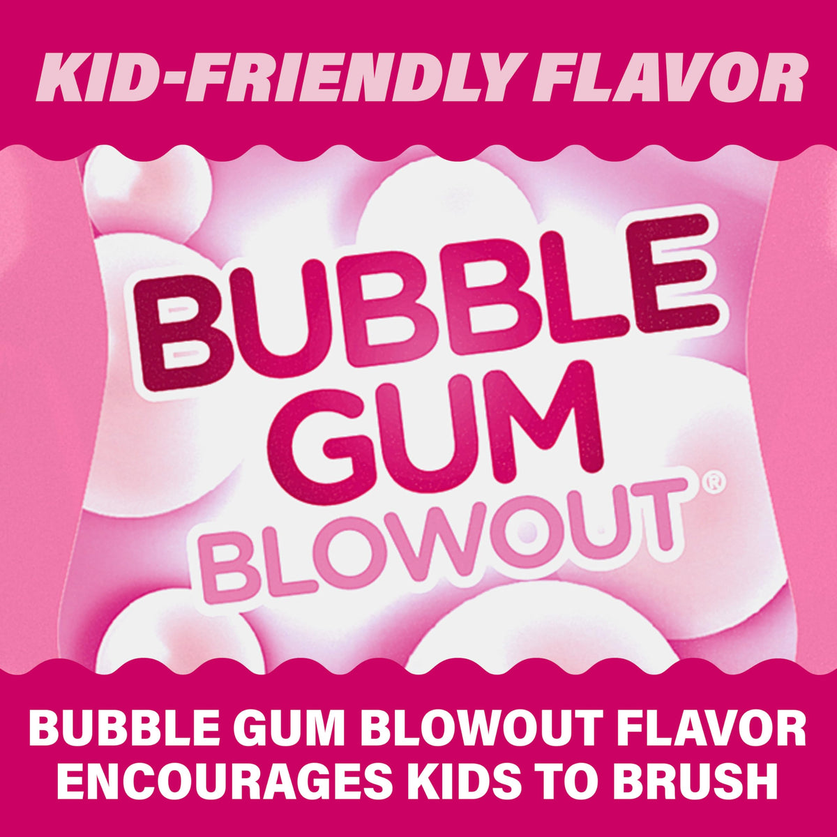 ACT Kids Anticavity Fluoride Toothpaste 4.6 oz. Bubble Gum Blowout