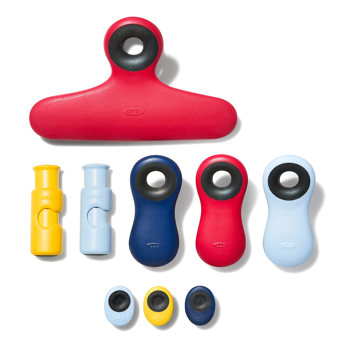 OXO Good Grips Collection, 9 Piece Bag Clip Set, Assorted