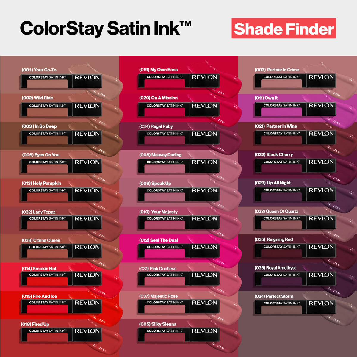 REVLON ColorStay Satin Ink Crown Jewels Liquid Lipstick, Longlasting & Waterproof Lipcolor, Moisturizing Creamy Formula Infused with Black Currant Seed Oil, 031 Pink Duchess, 0.17 fl oz.