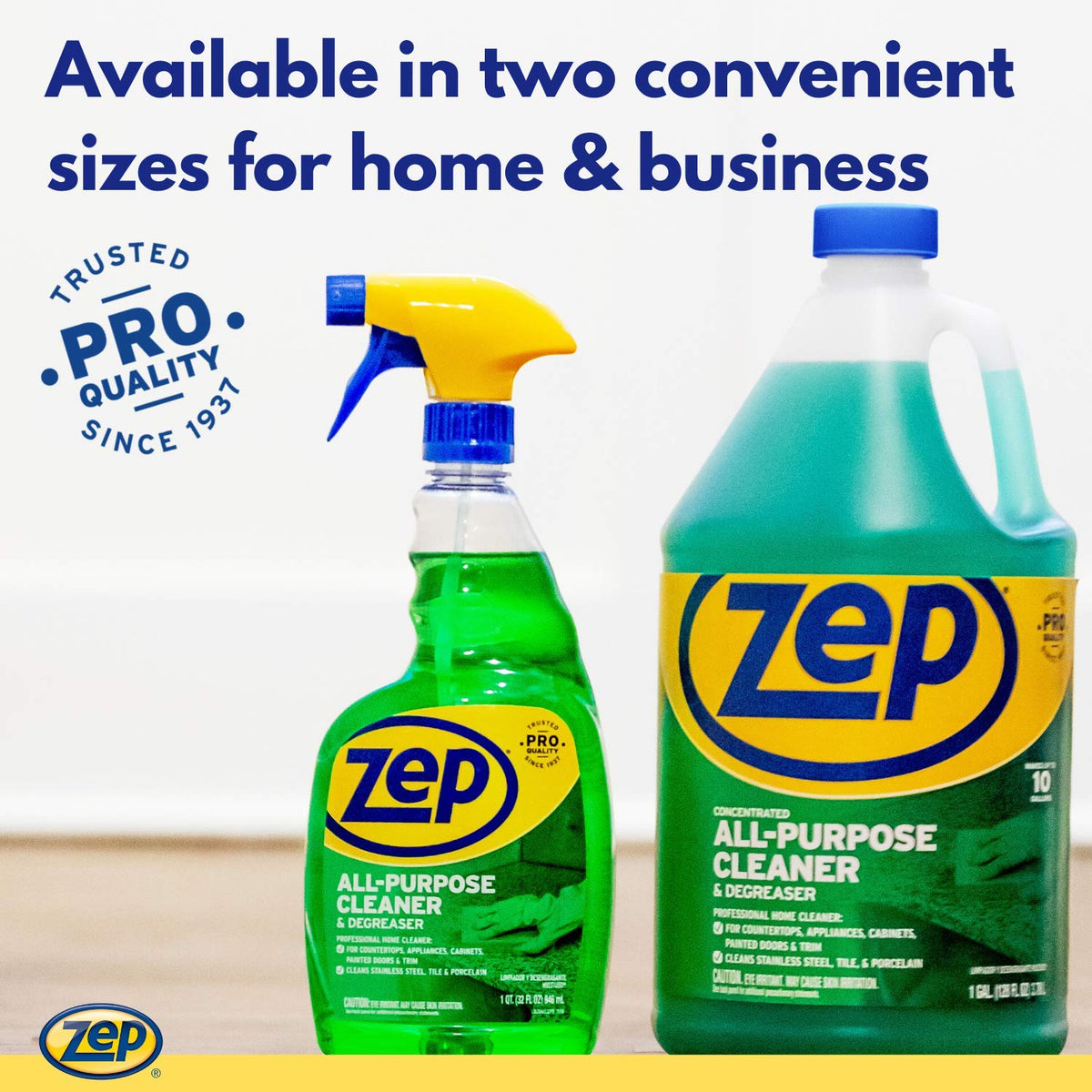 Zep All-Purpose Cleaner and Degreaser 32 oz ZUALL32 (Pack of 2) Cleans Almost Every Surface