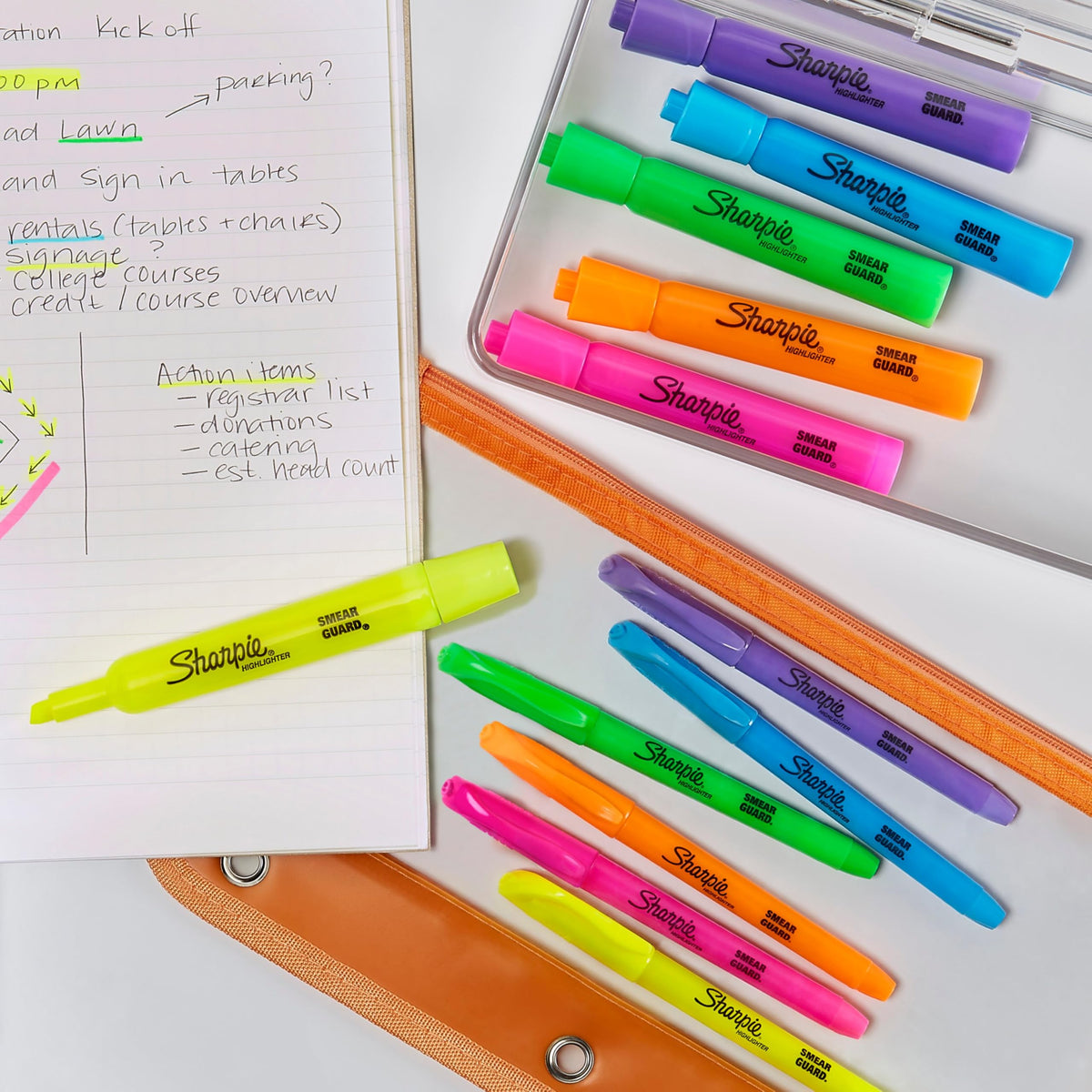 Sharpie Pocket Style Highlighters, Chisel Tip, Assorted Fluorescent, (Pack of 36, 432 Count Total)