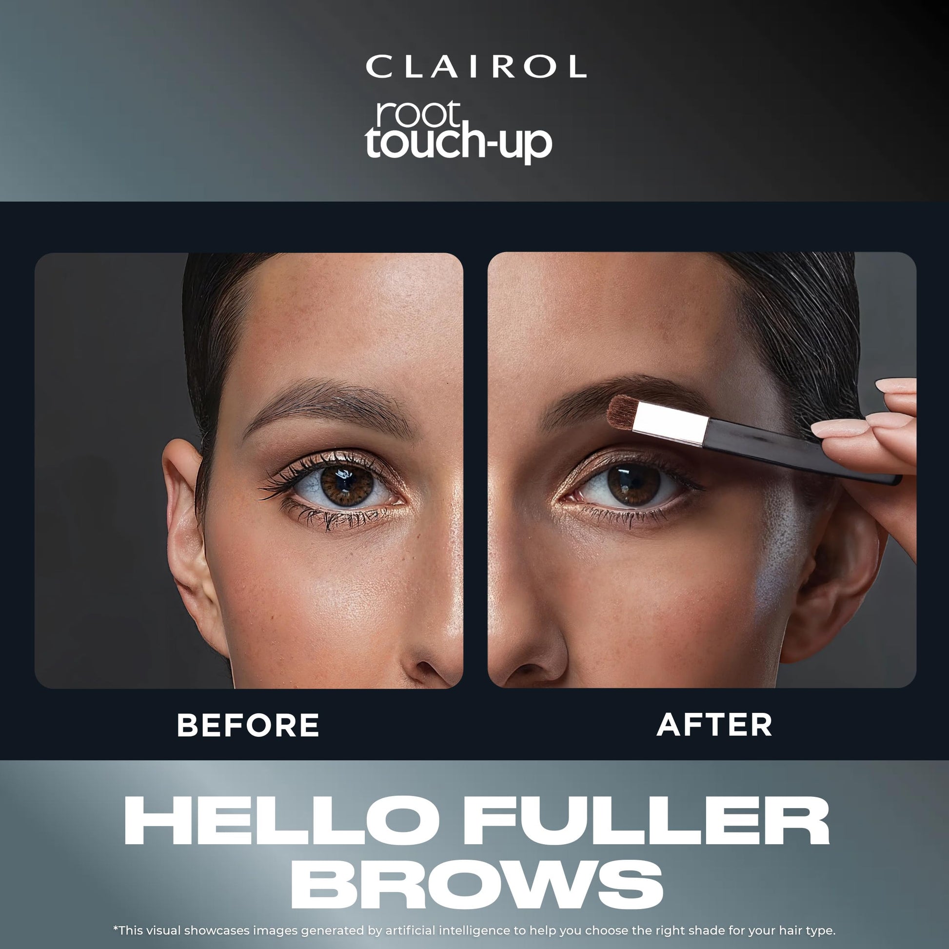 Clairol Root Touch-Up Temporary Concealing Powder, Black Hair Color, Pack of 1
