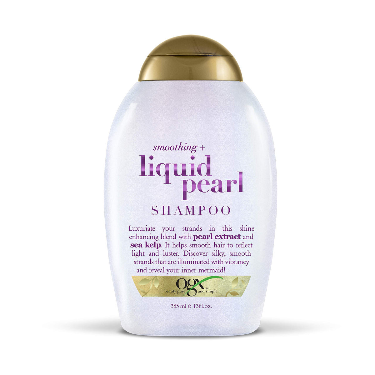 OGX Smoothing + Liquid Pearl Shampoo, 13 Ounce