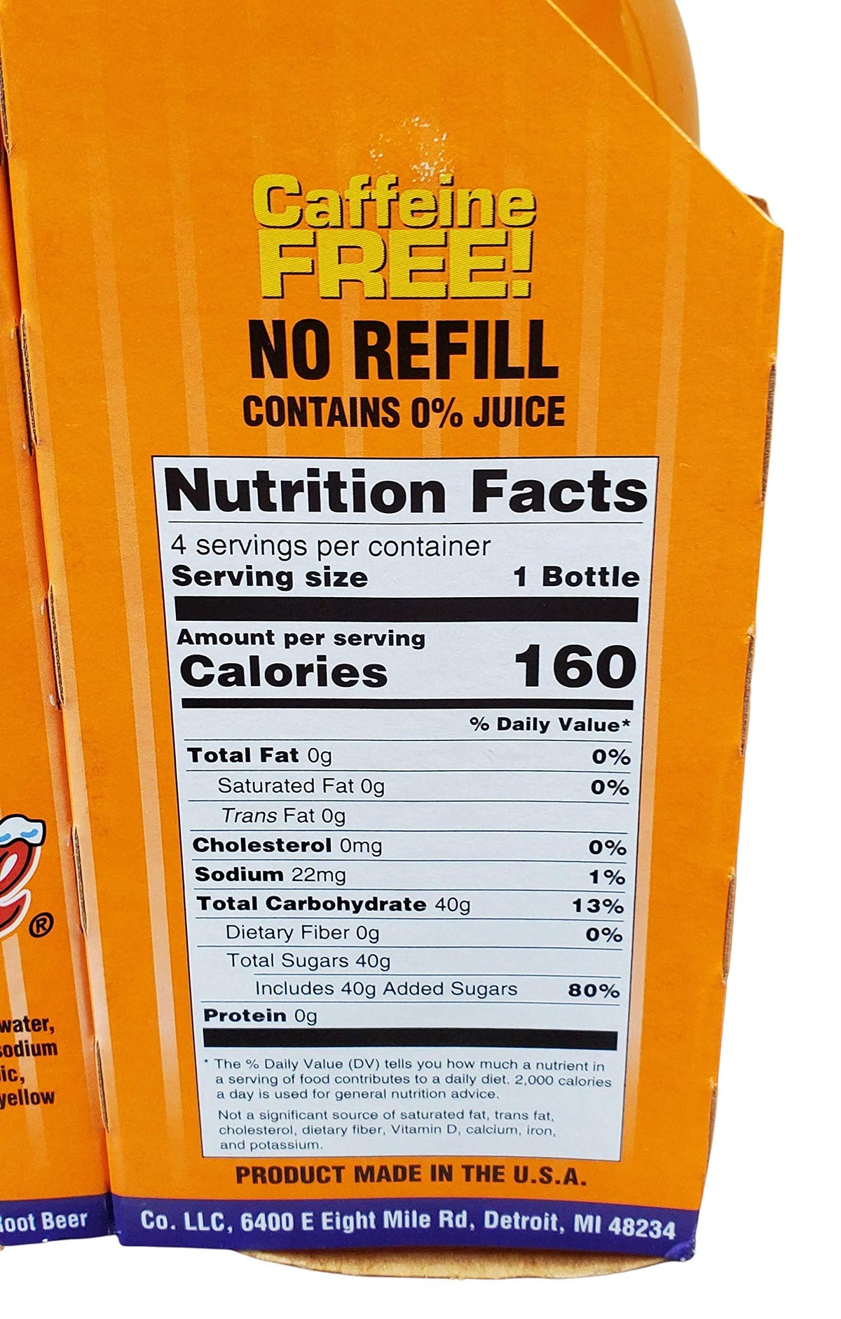 Frostie Soda 12 ounce Glass Bottles (Orange, 6)
