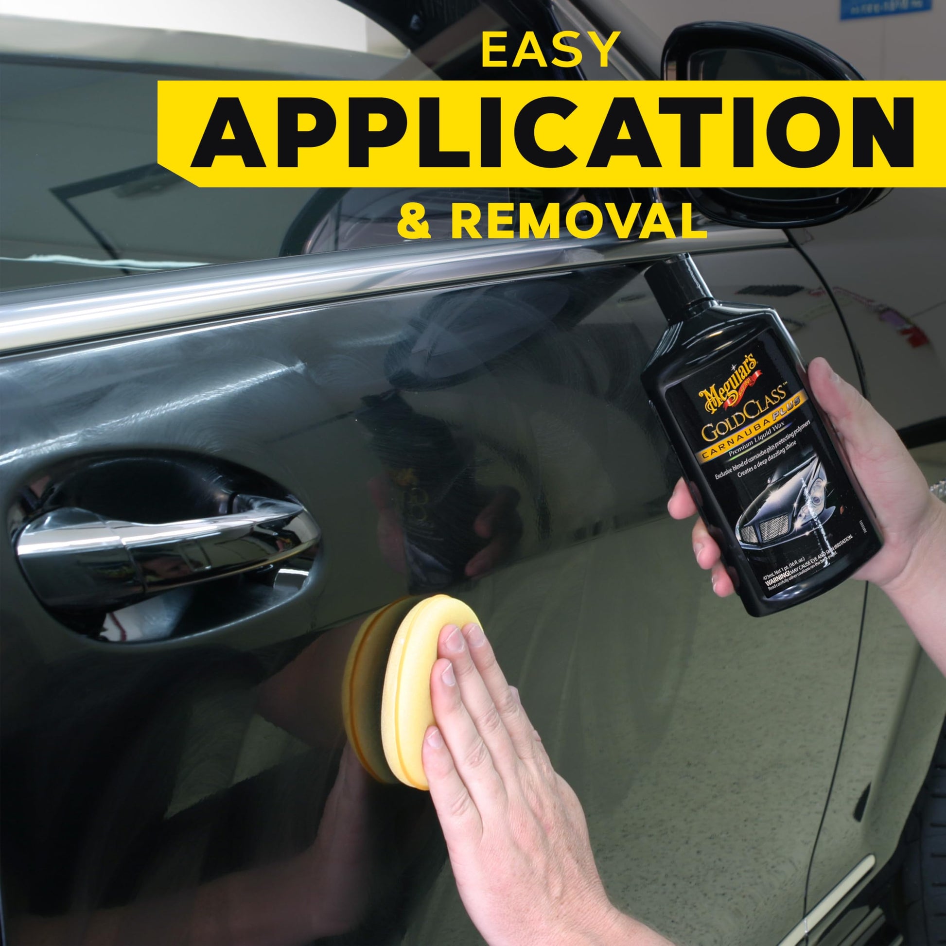 Meguiar's Gold Class Carnauba Plus Premium Liquid Wax - Long-lasting Protection, Deep Shine, Easy Application - The Perfect Car Wax for All Vehicles with Glossy Paint - 16 Oz