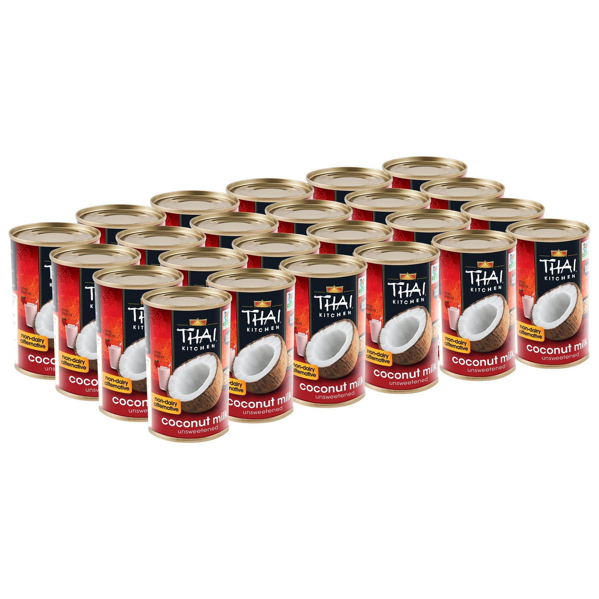 Thai Kitchen Unsweetened Coconut Milk, 5.46 fl oz (Pack of 24)