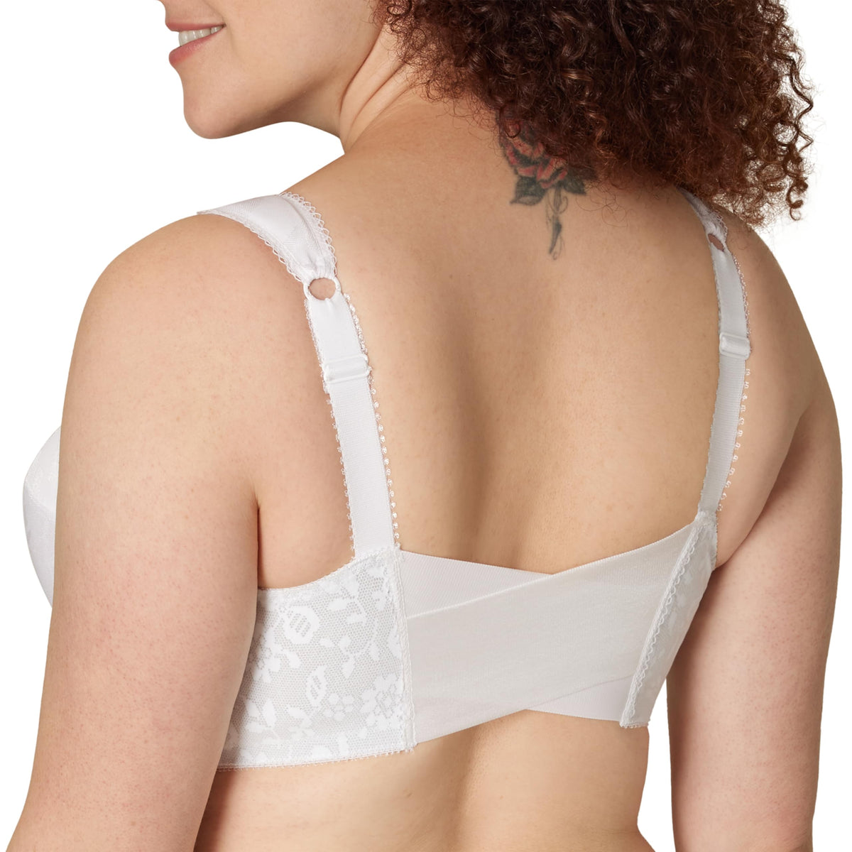 Playtex womens 18 Hour Front-close Wirefree W/ Flex Back Us4695 Bras, White, 40C US