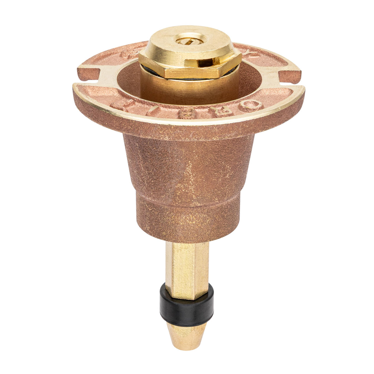 Orbit 54072 Brass Pop-Up Flush Head Sprinkler with Quarter Pattern Spray Nozzle