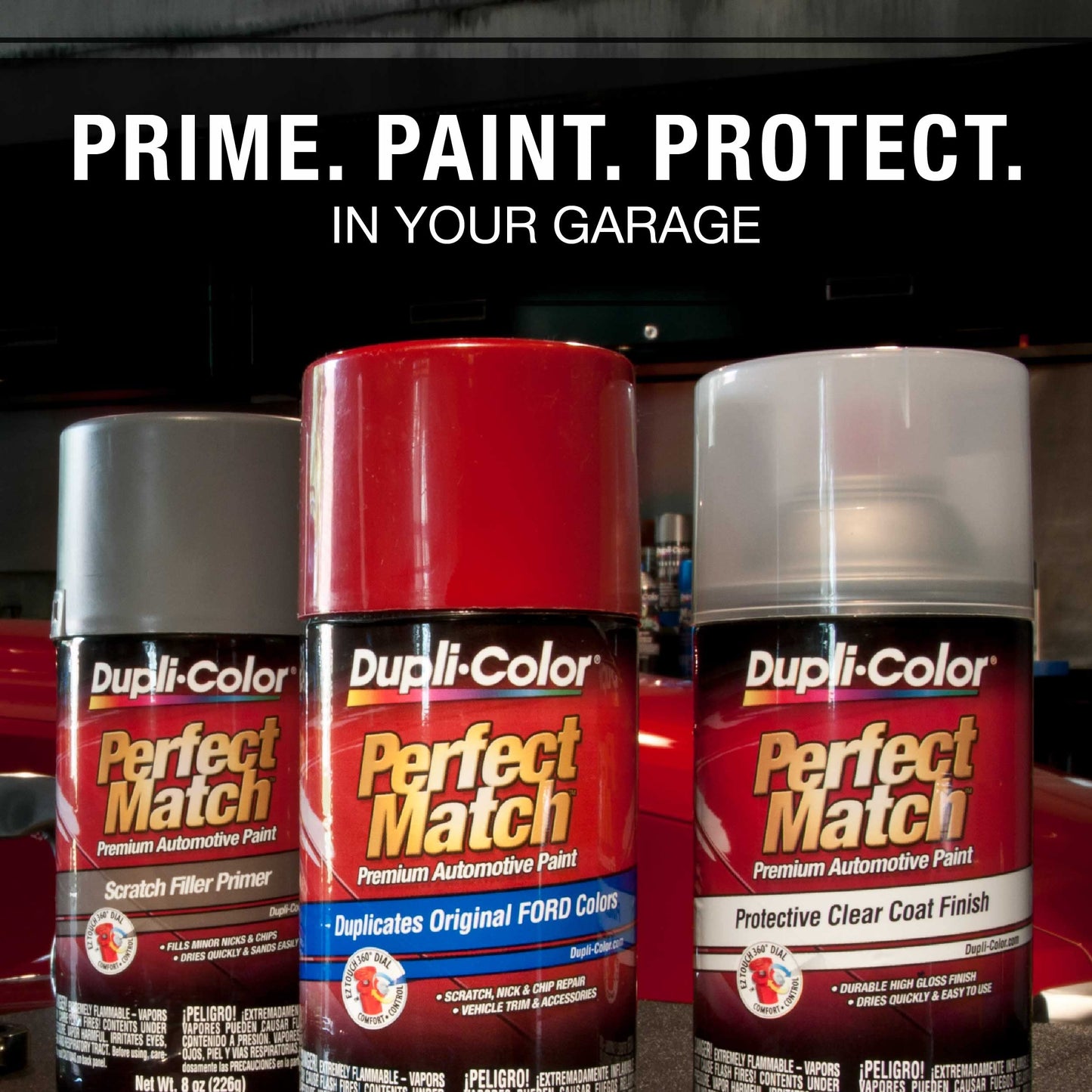 Dupli-Color EBFM02887 Perfect Match Automotive Spray, Ford Dark Canyon Red, 2H/EH – 8 oz. Aerosol Can