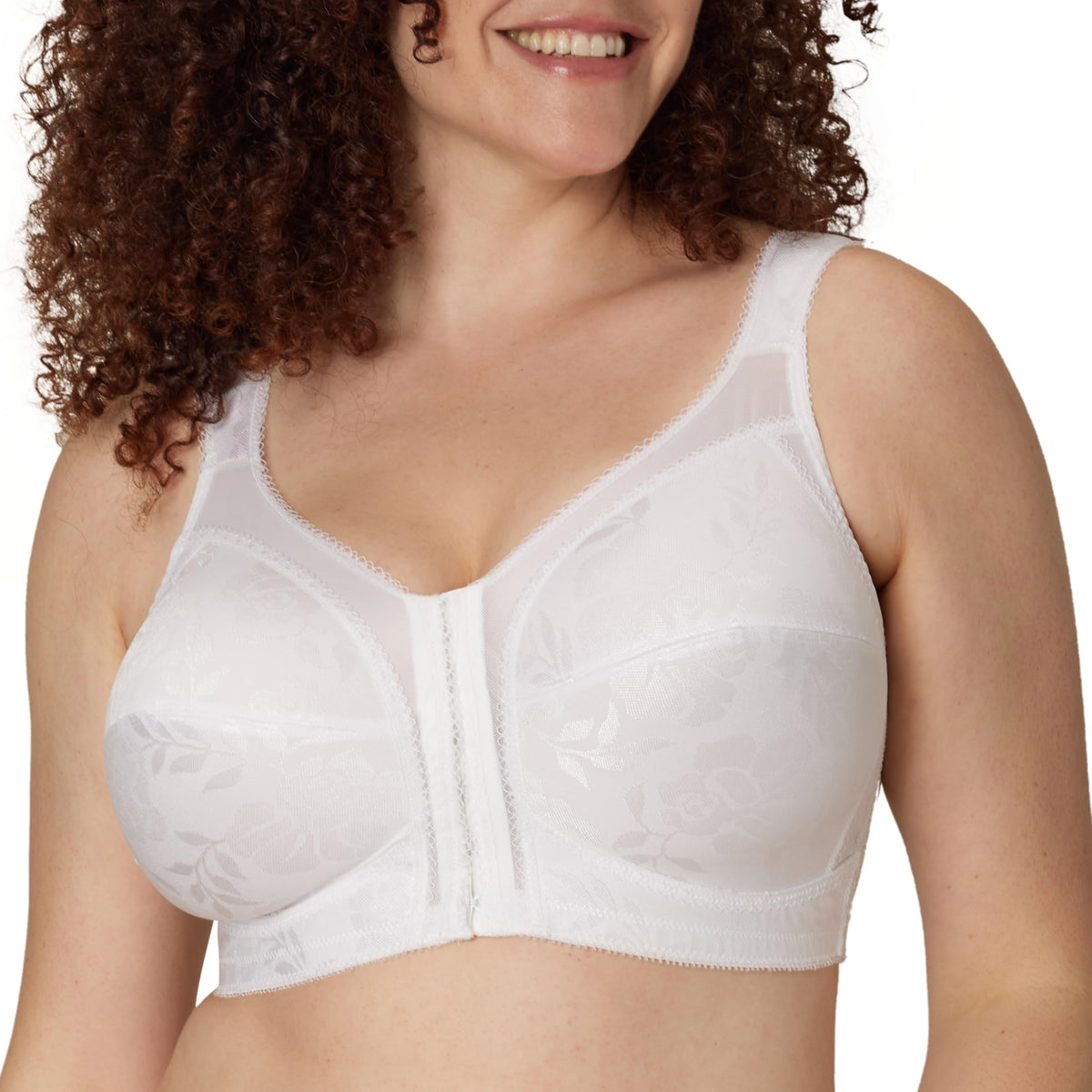 Playtex womens 18 Hour Front-close Wirefree W/ Flex Back Us4695 Bras, White, 40C US