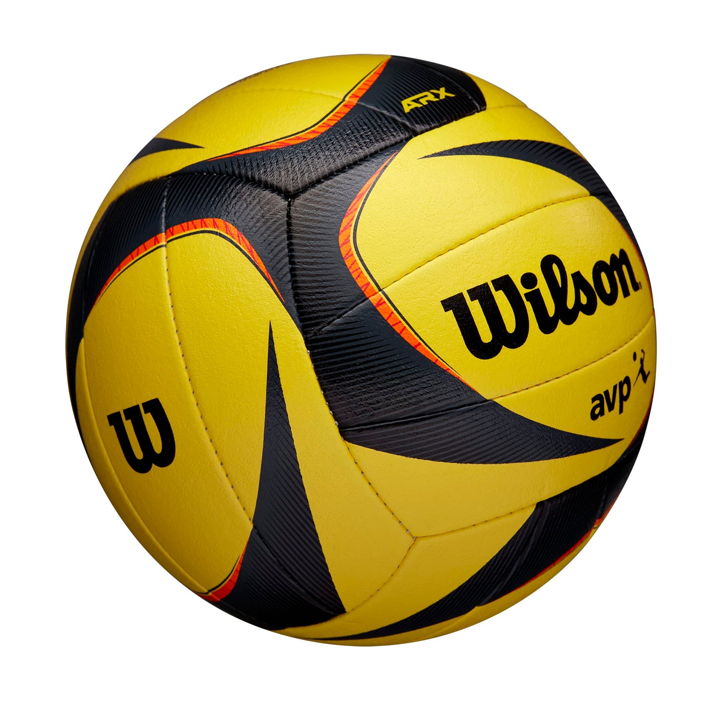 WILSON AVP Arx Game Volleyball - Official Size, Yellow/Black