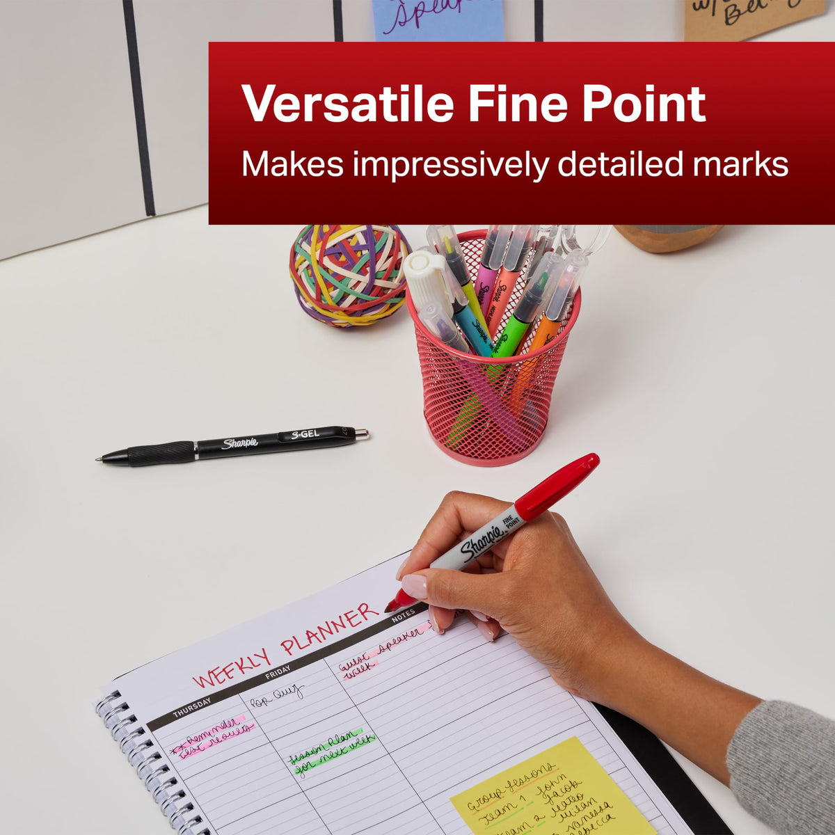 Sharpie Fine Point Permanent Marker 80's Glam , Pack of 24