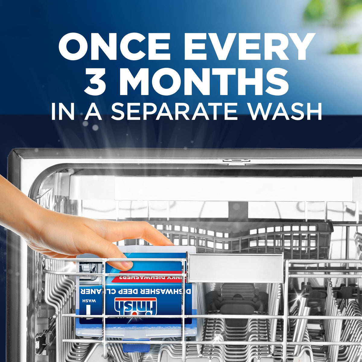 Finish Dishwasher Cleaner Dual Action Twin Pack (2 x 250ml)