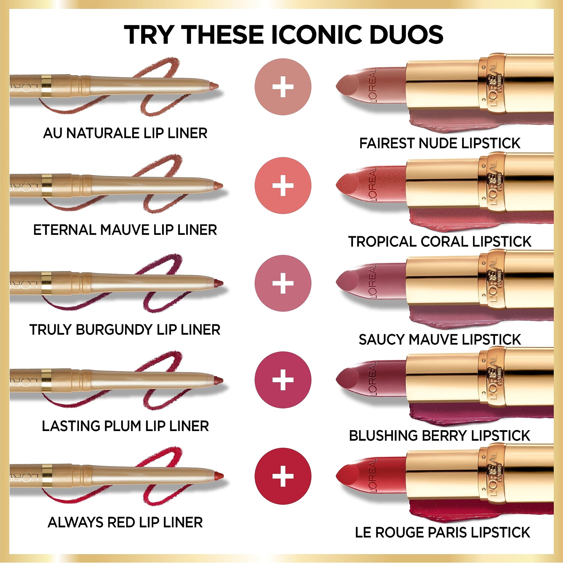 Lâ€™OrÃ©al Paris Colour Riche Original Creamy, Hydrating Satin Lipstick with Argan Oil and Vitamin E, Tickled Pink , 1 Count
