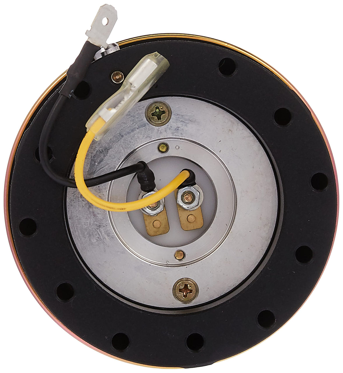 NRG Innovations Steering Wheel Quick Release Kit, Black Body, Neo Chrome Ring, 6x70mm & 6x74mm Bolt Pattern, NRG-SRK-200BK-MC