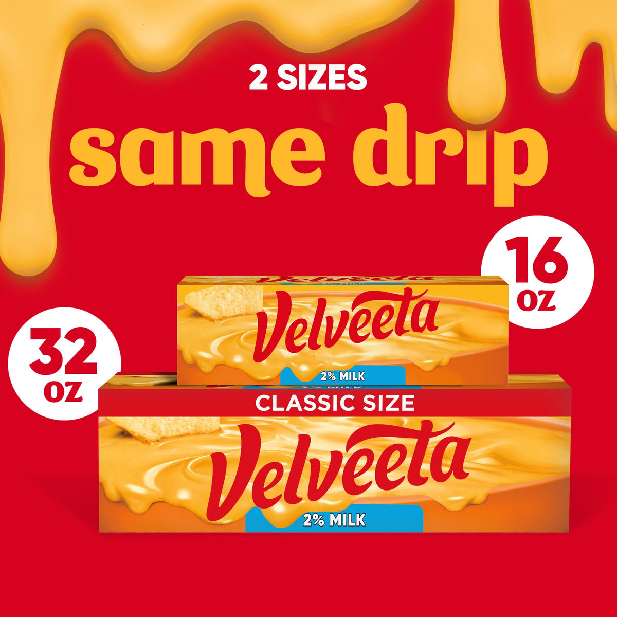 Velveeta 2% Milk Pasteurized Cheese (16 oz Box)