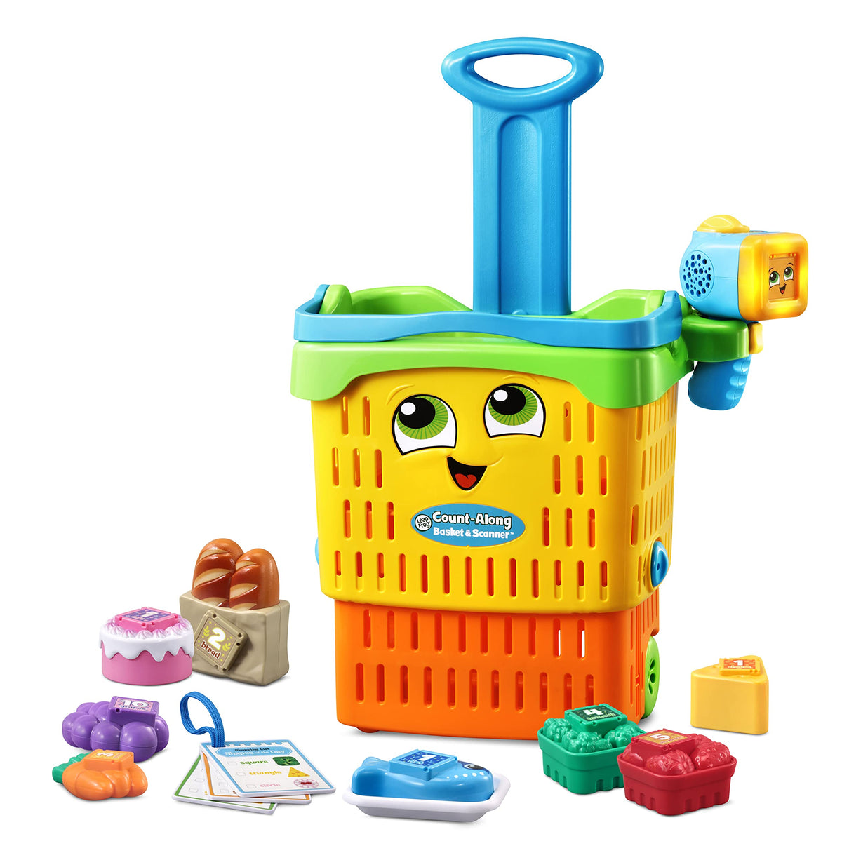 LeapFrog Count-Along Basket and Scanner, Multicolor