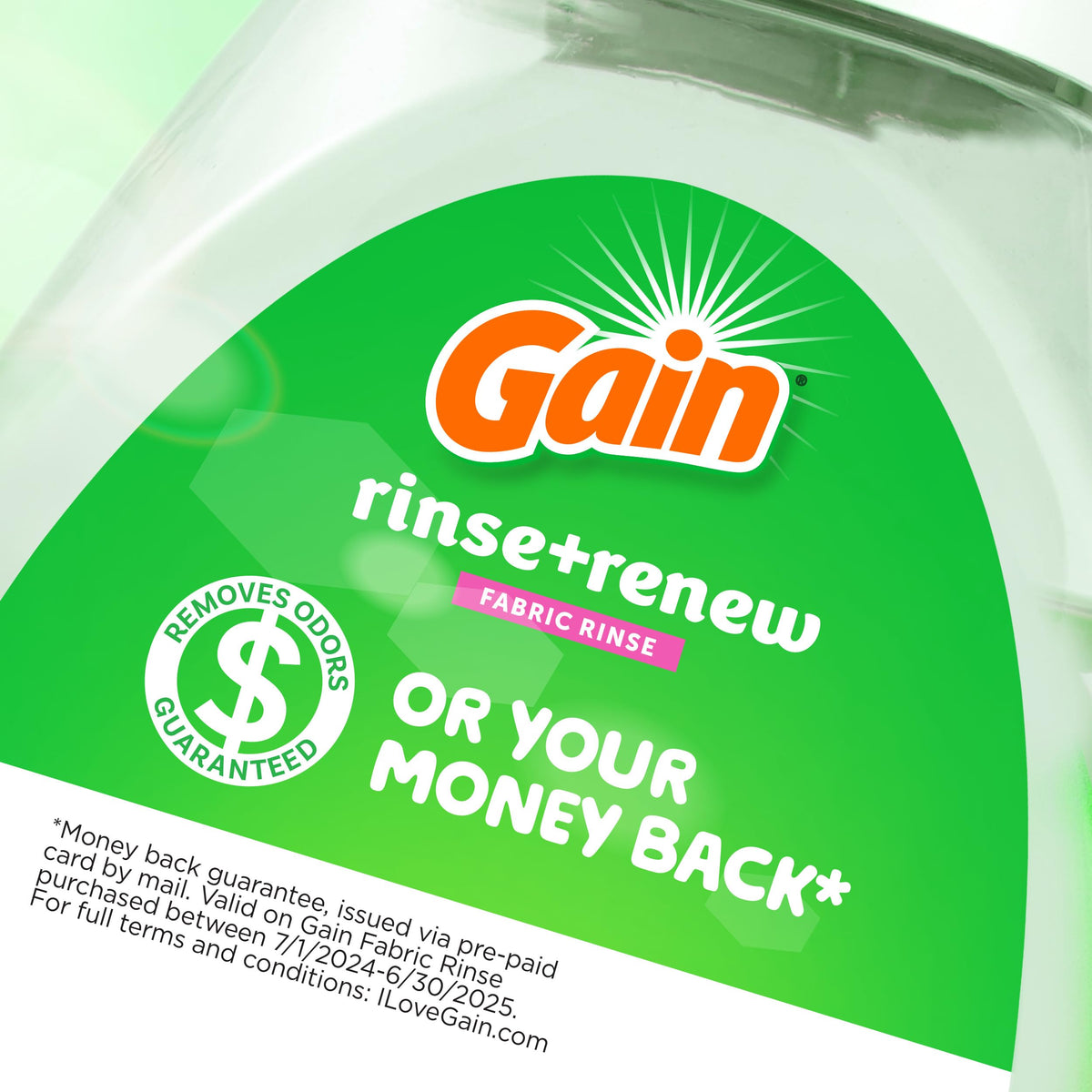 Gain Rinse and Renew Fabric Rinse, Hibiscus Hula, 48 fl oz, Odor Fighter, Laundry Deodorizer