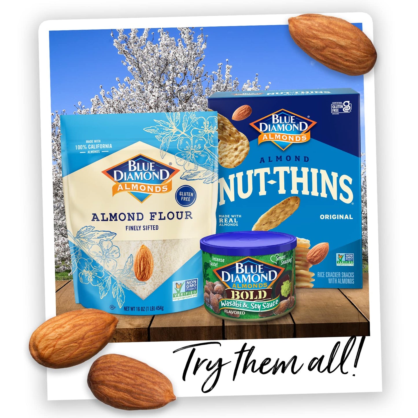 Blue Diamond Almonds Salt N' Vinegar Flavored Snack Nuts, Resealable Bag,1.56 Pound (Pack of 1)