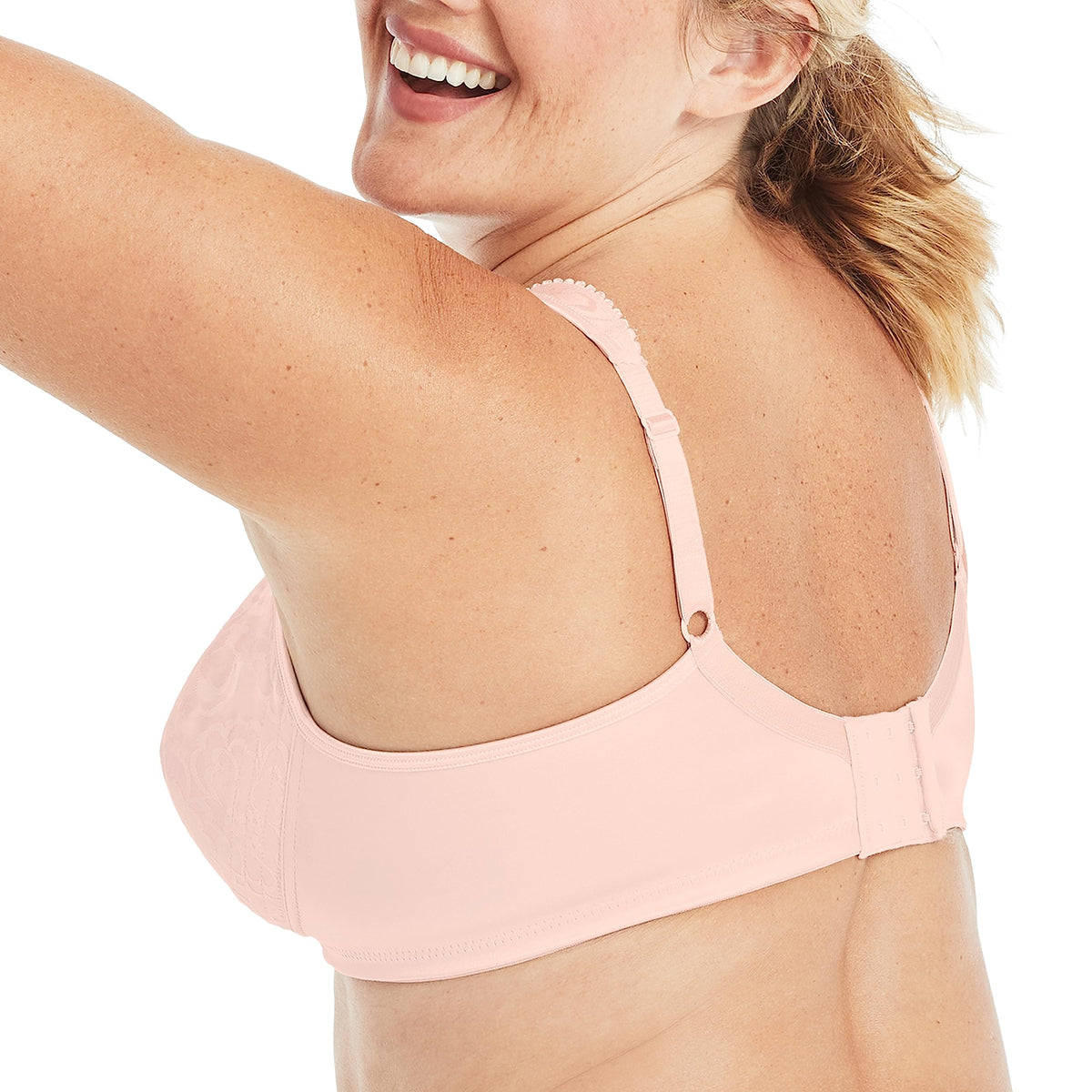 Playtex Women's 18-Hour Ultimate Lift Wireless Full-Coverage Bra, Single, Sandshell/Sandshell, 2-Pack, 40C